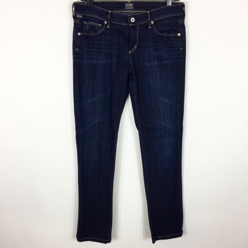 COH Citizens of Humanity Jeans 29 Ava Low Rise Straight Leg Slim Dark Stretch